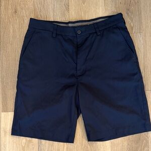 Roundtree & Yorke Dark Blue Flat Front Shorts
